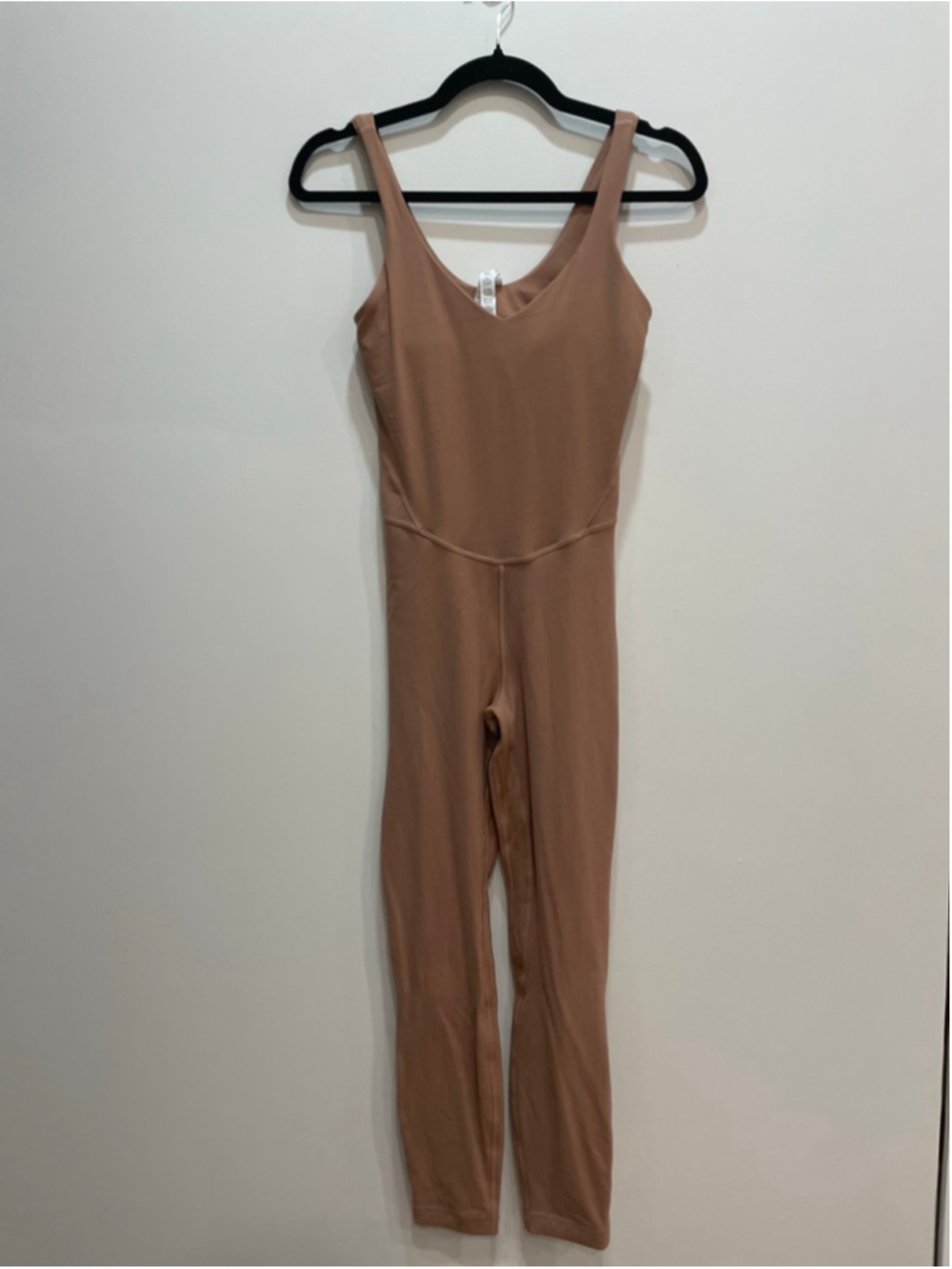 Lululemon Align Bodysuit Jumpsuit One Piece Legging 4 Brown Tan Workout Athletic